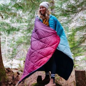 Rumpl The NanoLoft Puffy Blanket Everywhere Outdoor Crisp Fade Waterproof